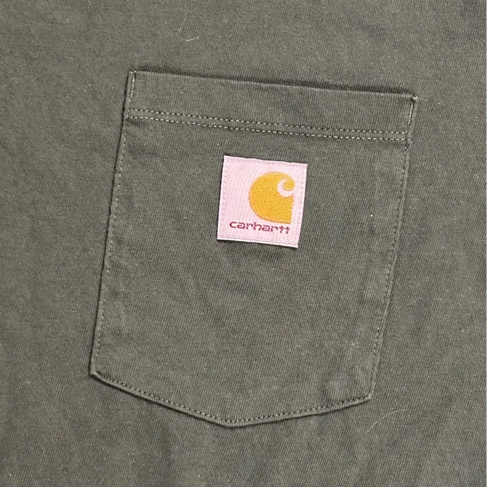 Carhartt youth long sleeve green T shift size XL HH - Picture 2 of 4